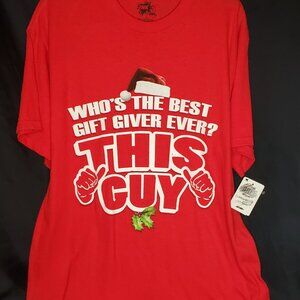 NWT Best Gift Giver T-shirt Christmas